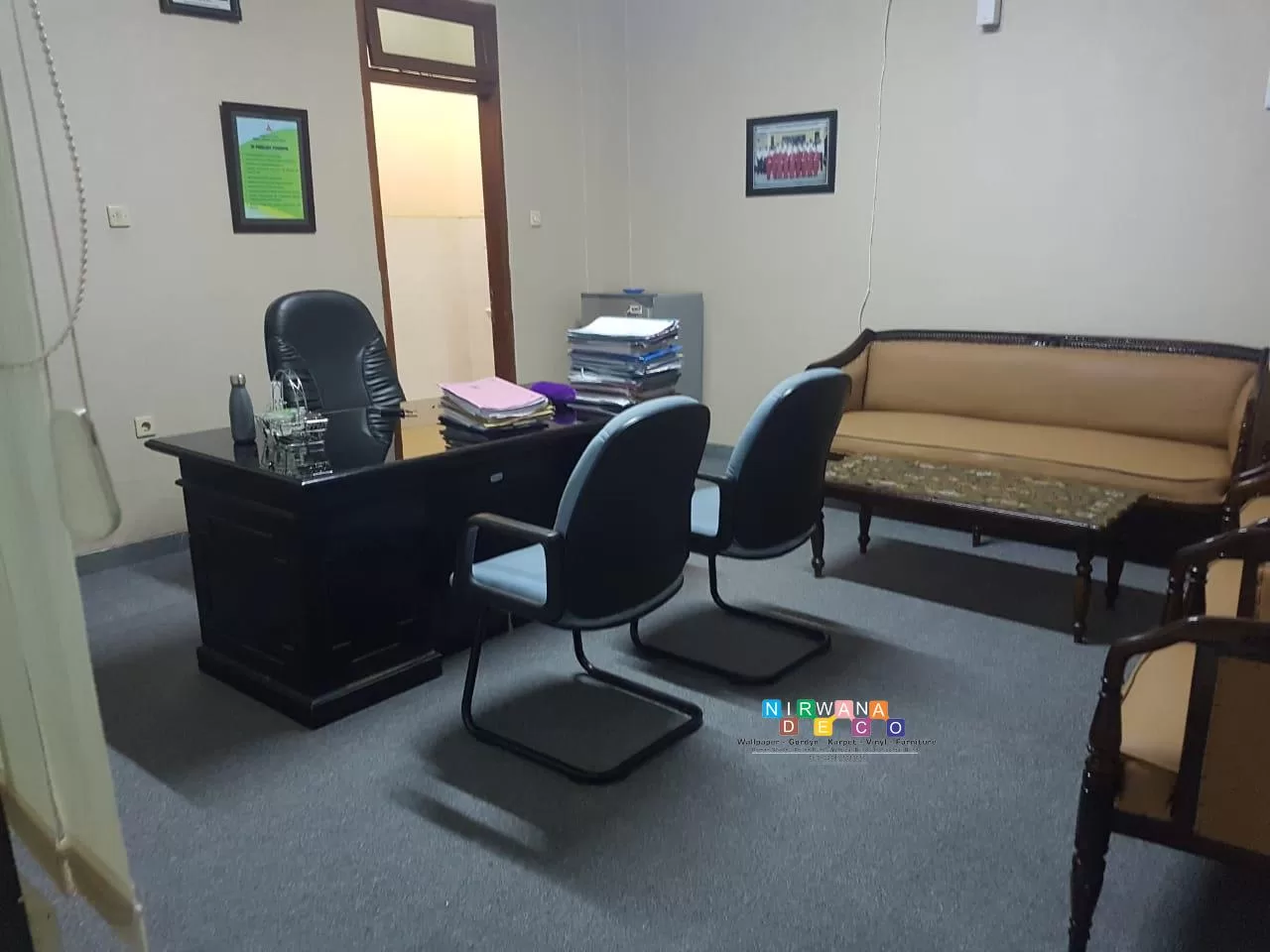 Pemasangan Karpet Di Gemulung, Tanjungsari, Pacitan, Jawa Timur