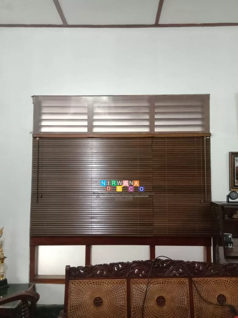 Pemasangan Wooden Blind Di Jalan Timoho, Caturtunggal, Depok, Sleman, Yogyakarta