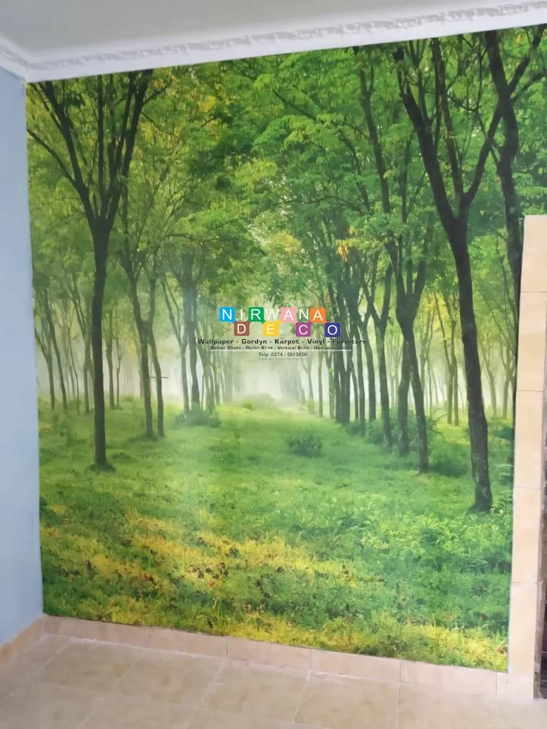 Pemasangan Wallpaper Custome Di Bawuran, Pleret, Bantul, Yogyakarta
