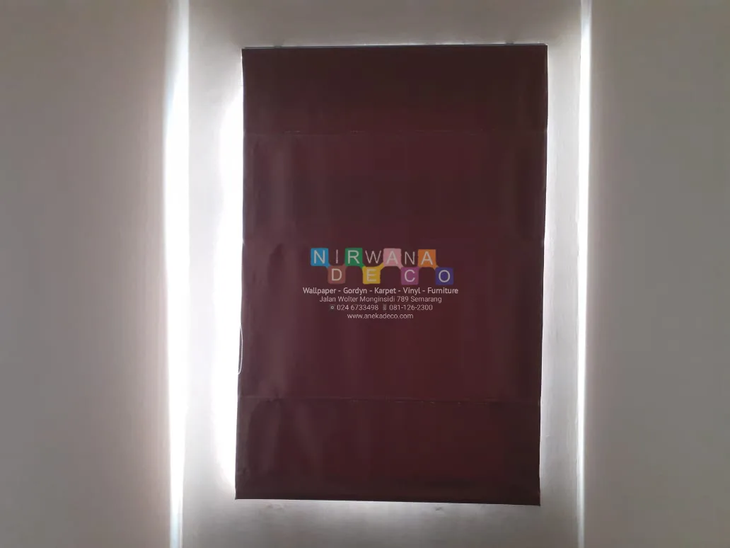 Pemasangan-Roman-Shade-di-Apartement-Cordoca-Tembalang-Semarang-Jawa-Tengah