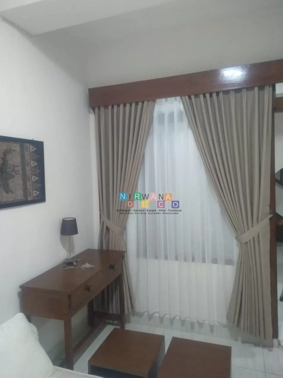 Pemasangan Gorden Di Jalan Purwanggan, Yogyakarta