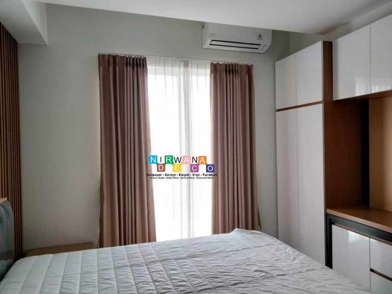 Pemasangan Gorden Di Apartemen Mataram City