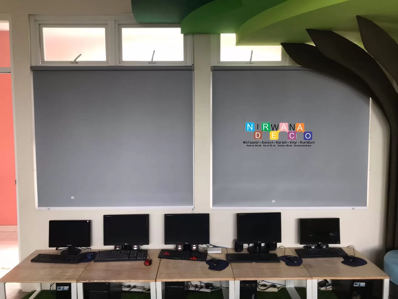 Pemasangan Roller Blind Di TK Budimulia Dua