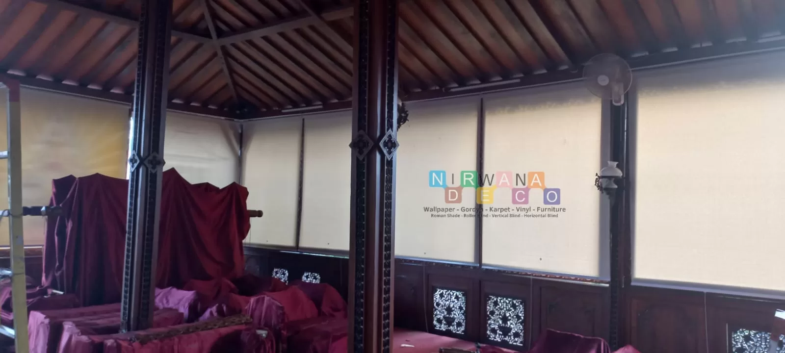 Pemasangan Roller Blind Di Pagsis Village, Morangan, Klaten