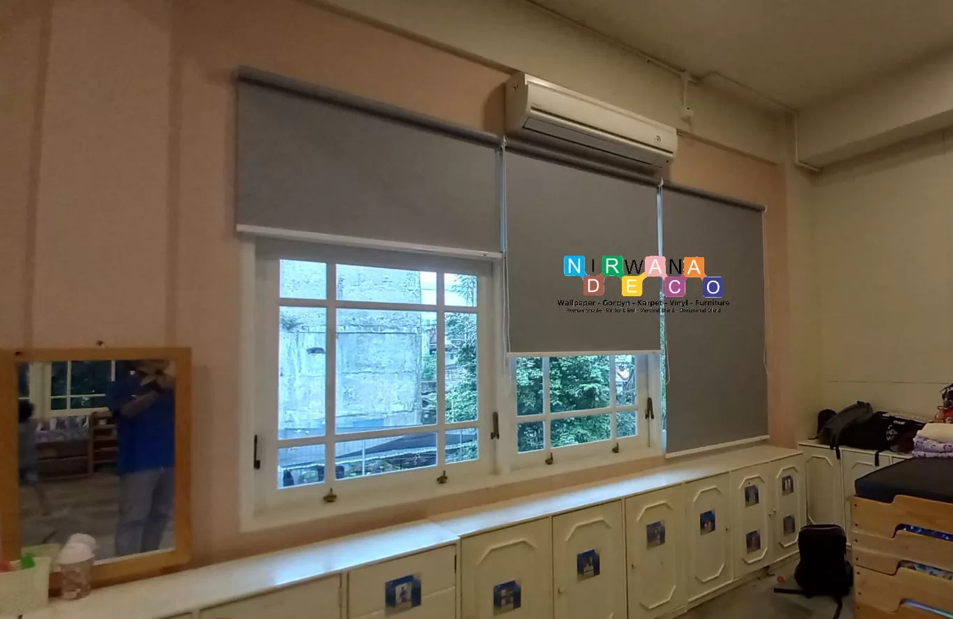 Pemasangan Roller Blind Di TK Budi Mulia Dua