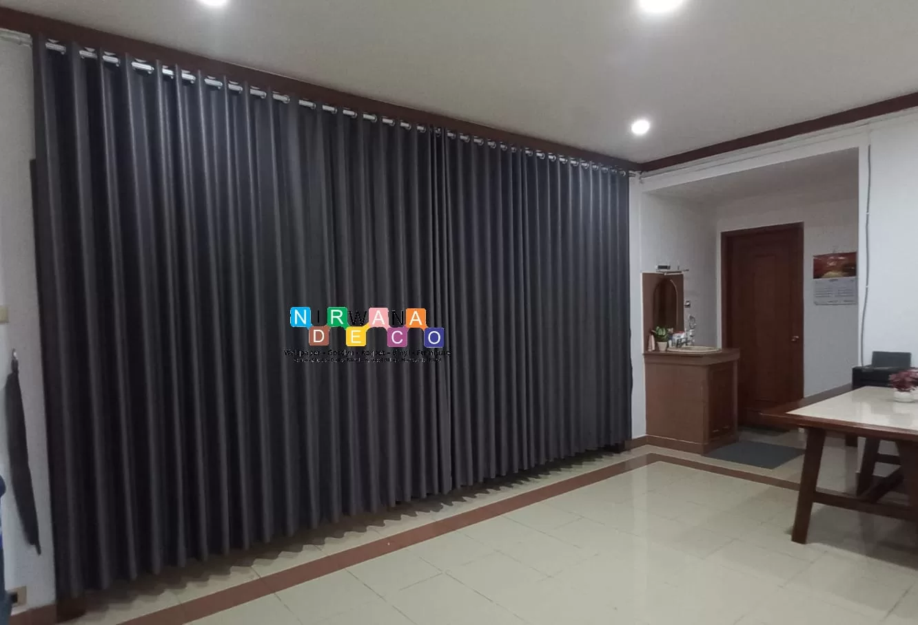 Pemasangan Gorden Di Jalan Kaliurang