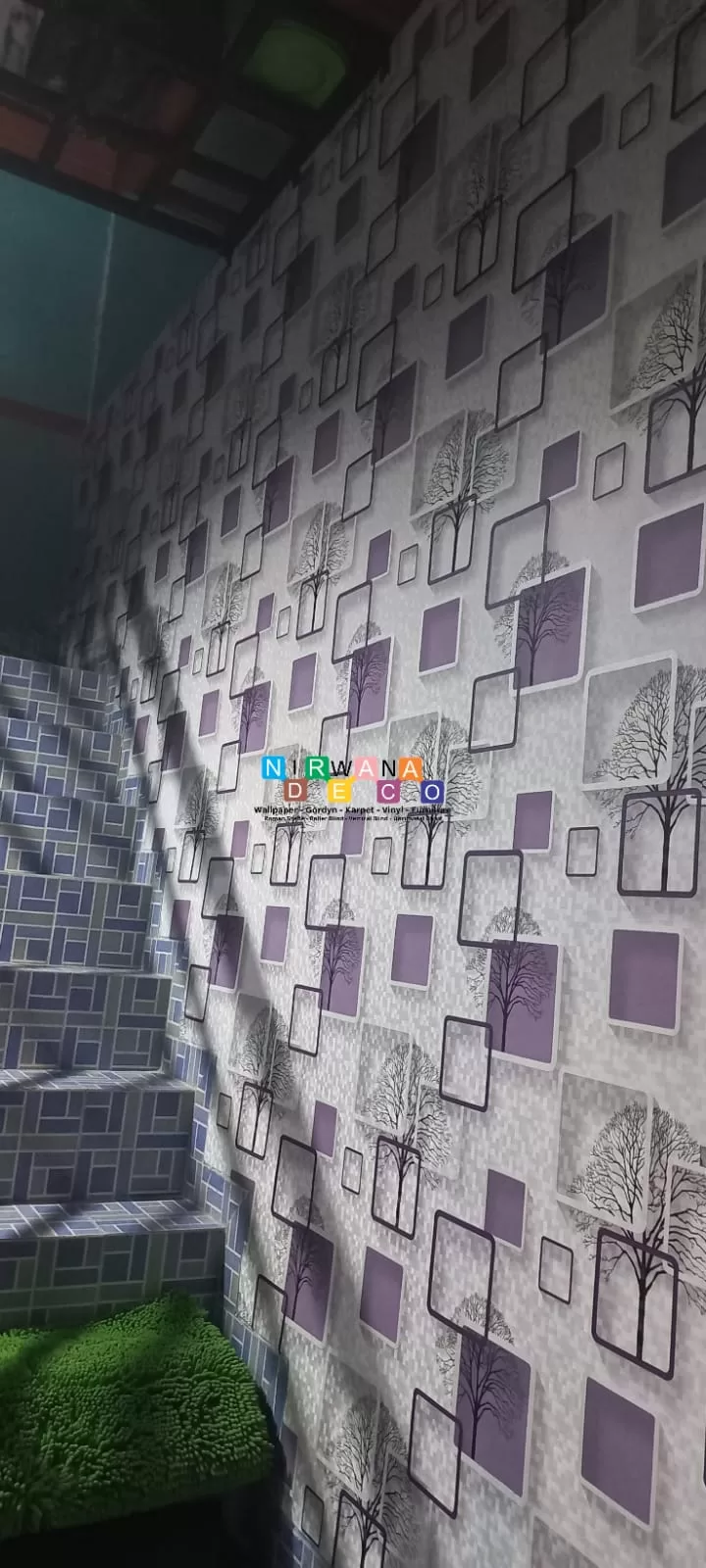 Pemasangan Wallpaper Di Perum Grand Permata Residence