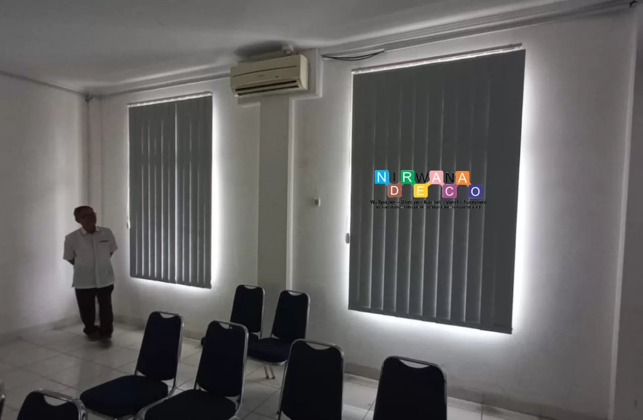 Pemasangan Vertical Blind Di Kwarda Gerakan Pramuka