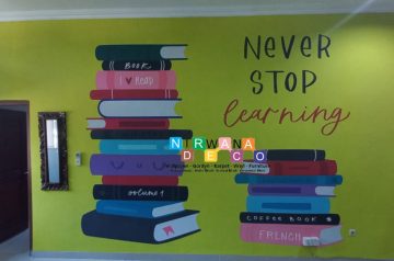 Pemasangan Wallpaper Custom Di BRI Corporated