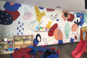 Pemasangan Wallpaper Custom Di Novotel