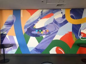 Pemasangan Wallpaper Custom Di Novotel