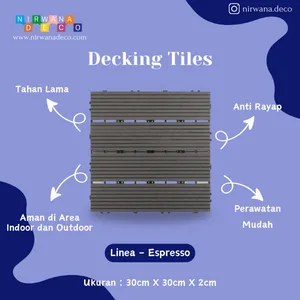 Decking Tile Linea Espresso