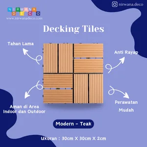 Decking Tile Modern Teak
