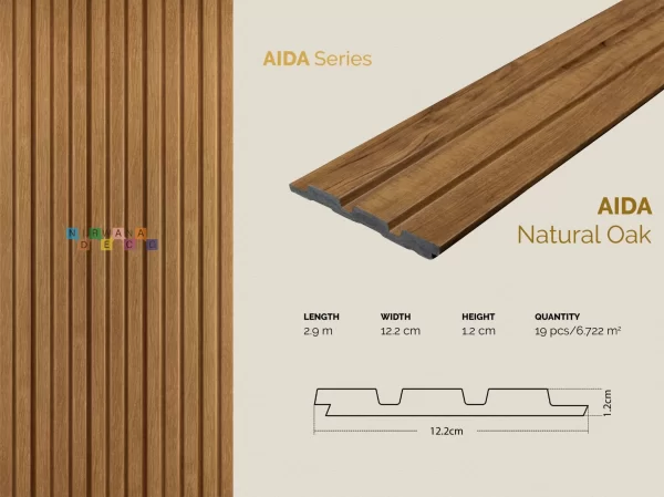WPC Panel Aida Natural Oak