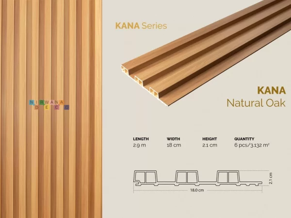 WPC Panel Kana Natural Oak