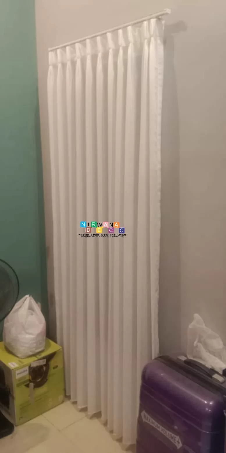 Pemasangan Gorden Di Jalan Brigjen Katamnso