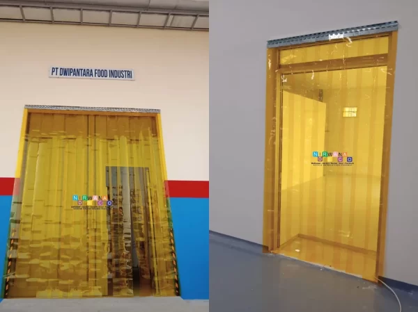 Tirai Plastik PVC Kuning 2mm - Gambar 2