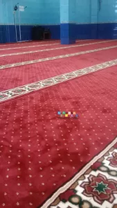 Pemasangan Karpet Masjid Di Masjid Baiturrahim