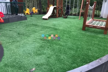 Pemasangan Karpet Rumput Di OTADAN Resto, Pakem, Sleman