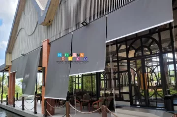 Pemasangan Roller Blinds Di Otadan Resto
