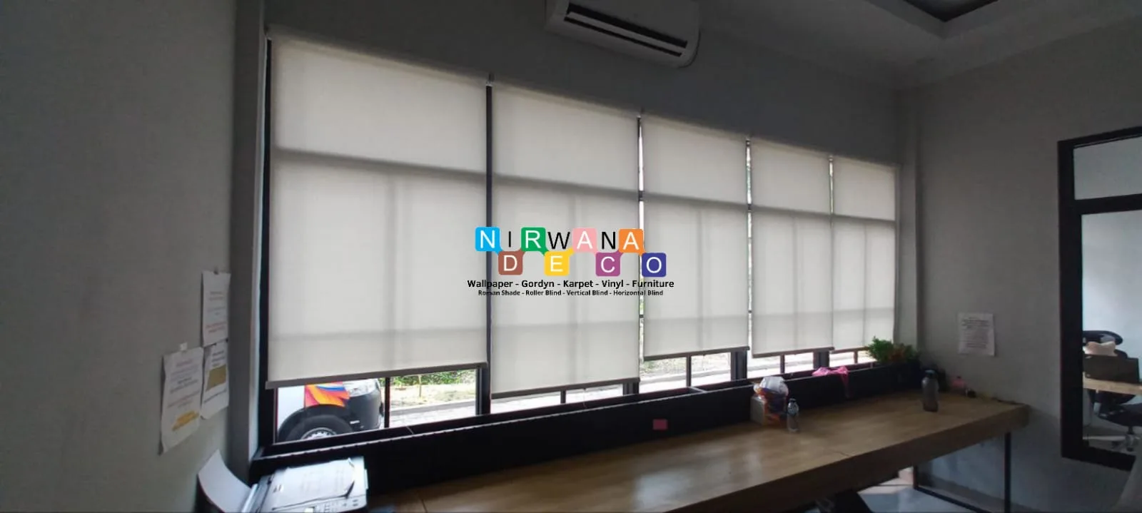 Pemasangan Roller Blinds Di Pandowoharjo