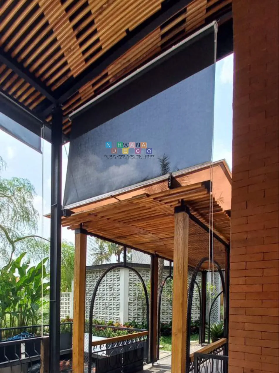 Pemasangan Roller Blind Di OTADAN Resto, Pakem, Sleman