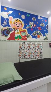 Pemasangan Wallpaper Custom Di RSKIA Sadewa