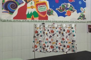Pemasangan Wallpaper Custom Di RSKIA Sadewa