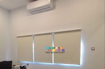 Pemasangan Roller Blinds Di SMA Internasional Budi Mulia Dua