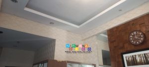 Pemasangan Wallpaper Di Next Hotel