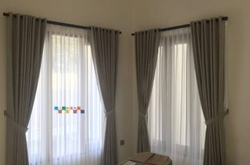Pemasangan Gorden Di Ndalem Soeratin Guesthouse, Jetis, Yogyakarta