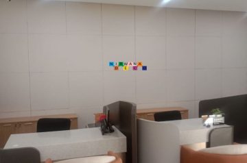 Pemasangan Wallpaper Vinyl di BNI Tempuran Magelang