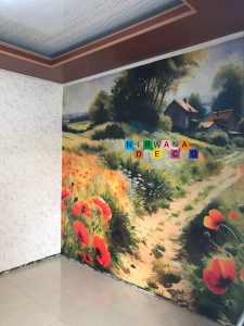 Pemasangan Wallpaper Custom Di Perum IDI
