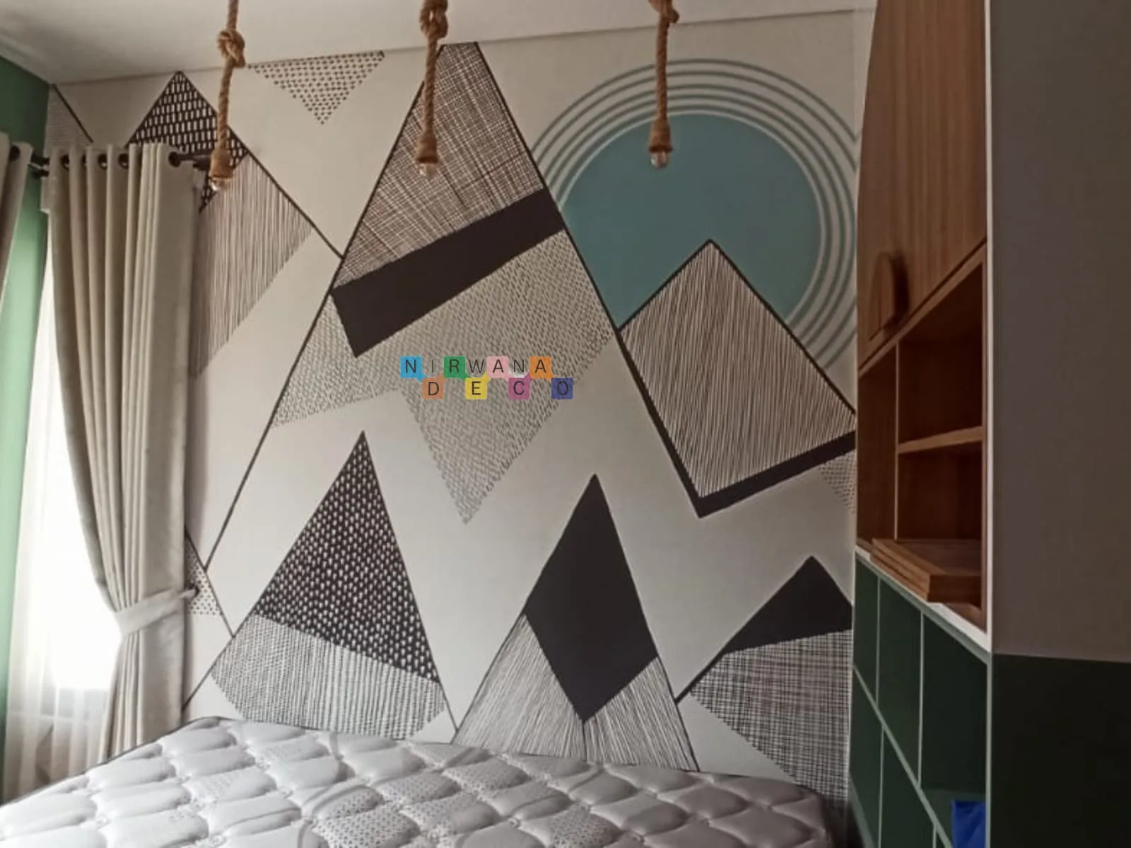 Pemasangan Wallcustom Di Hyarta Ecovillage, Sleman