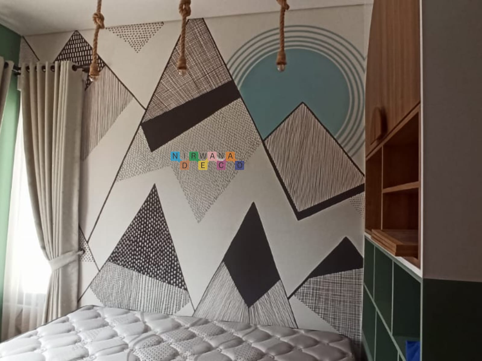 Pemasangan Wallcustom Di Hyarta Ecovillage, Sleman