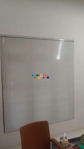 Pemasangan Horizontal Blinds Di Karangkajen