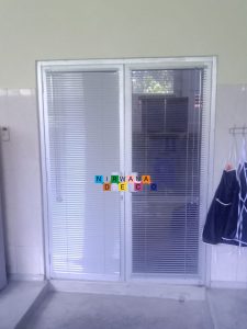 Pemasangan Horizontal Blinds Di Loka Riset Mekanisasi Pengolahan Hasil Perikanan