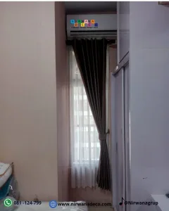 Pemasangan Gorden Di Apartement Gunawangsa Tidar