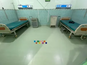 Pemasangan Vinyl Antibakteri di RS PKU Muhammadiyah, Kotagede, Yogyakarta