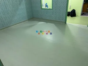 Pemasangan Vinyl Antibakteri di RS PKU Muhammadiyah, Kotagede, Yogyakarta