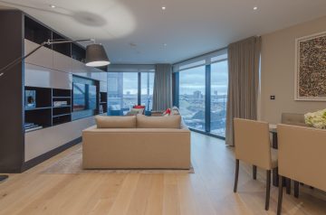 Desain Interior Living Room Apartemen Modern