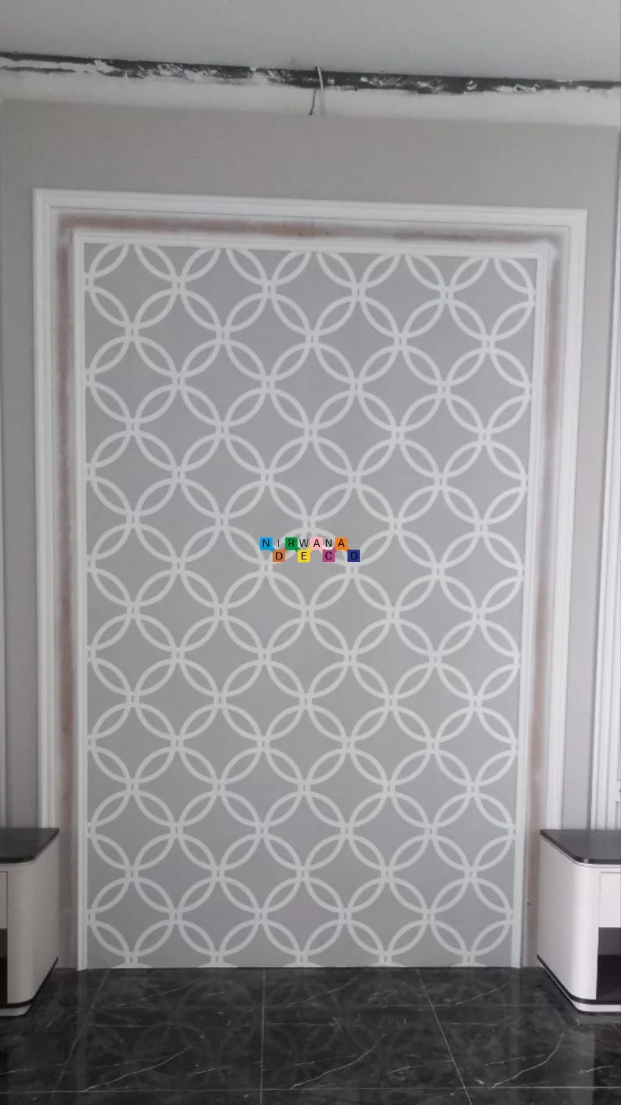 Pemasangan Wallpaper Custom Di Gemeksekti