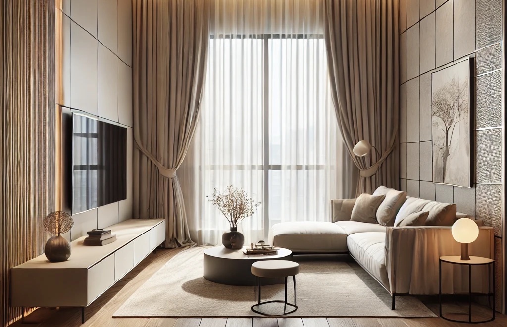 Desain Interior Minimalis dengan Aksen Warna Elegan - Nirwana Deco