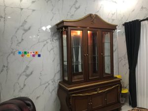Pemasangan Marmer Decoratif Di Pavilion Harmony