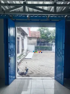Pemasangan Tirai PVC Di Karanganom