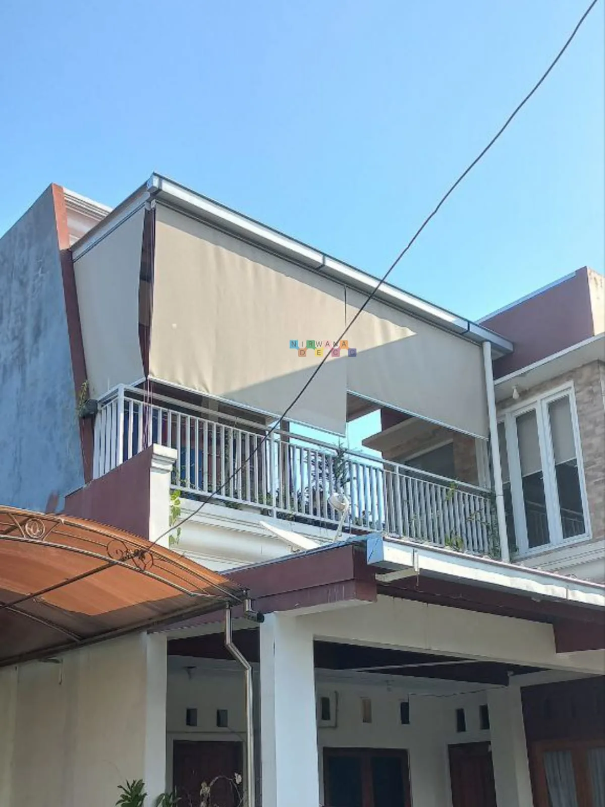asangan Roller Blinds Outdoor di Griya Palem Hijau, Godean, Sleman Pemasangan Roller Blinds Outdoor di Griya Palem Hijau, Godean, Sleman