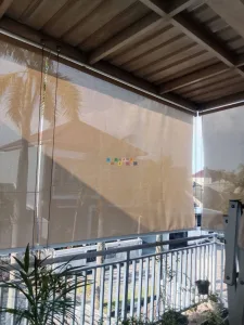 asangan Roller Blinds Outdoor di Griya Palem Hijau, Godean, SlemanPemasangan Roller Blinds Outdoor di Griya Palem Hijau, Godean, Sleman
