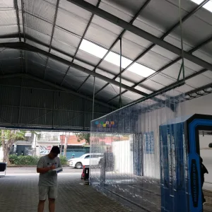 Pemasangan Tirai PVC Bening 2mm di Raya Darmo Baru Barat, Sukomanunggal – Surabaya