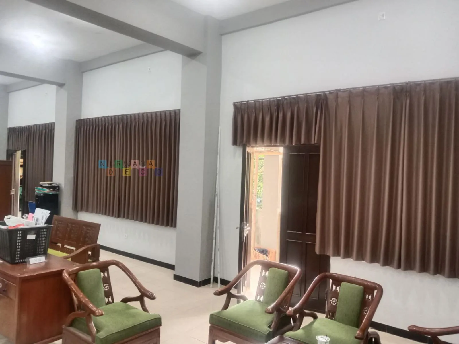 Pemasangan Gorden Di SMP Muhammadiyah 2 Yogyakarta