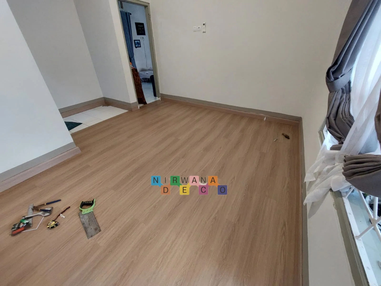 Pemasangan SPC Flooring Di Jl Sulawesi, Purwosari, Mlati, Sleman